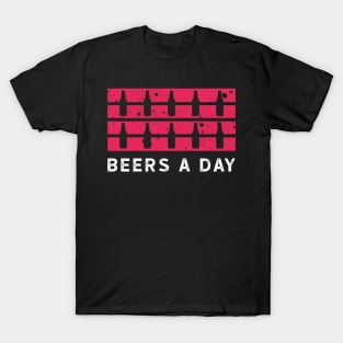 Beers a day T-Shirt